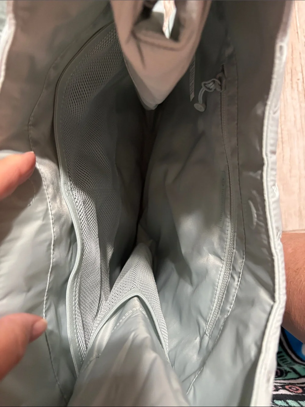 lululemon athletica Quilted Sage Green Hobo Bag